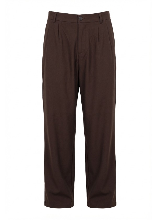  Acı Kahve Baggy Kumaş Pantolon - HWNP0027